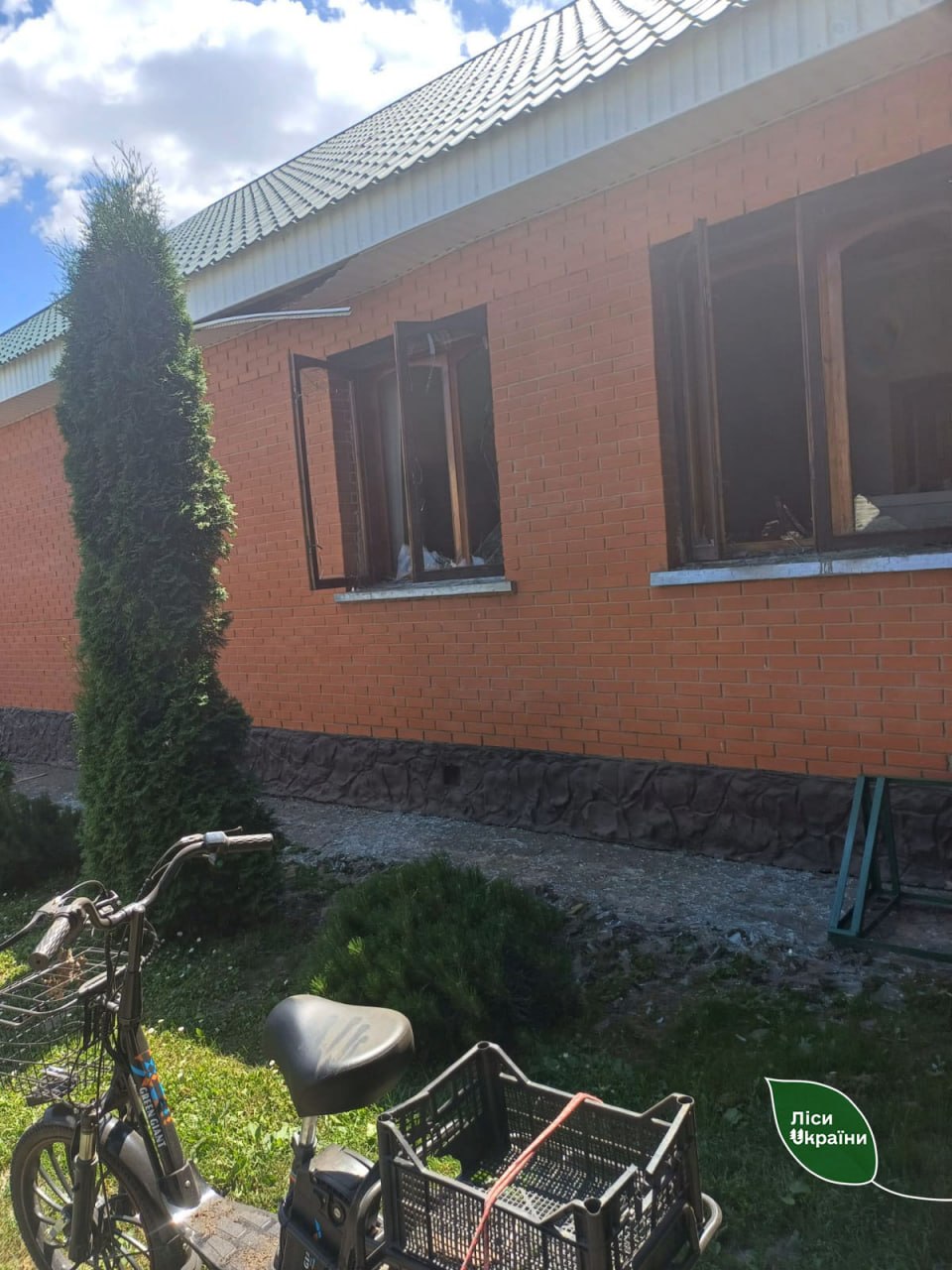 На Новгород-Сіверщині ворожий БПЛА атакував Семенівське лісництво