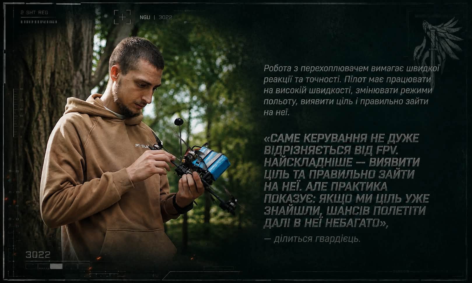 «Головне — знати, що цей дрон уже нікому не зашкодить»: історія гвардійця 2 Шосткинського полку Кирлана Миколая