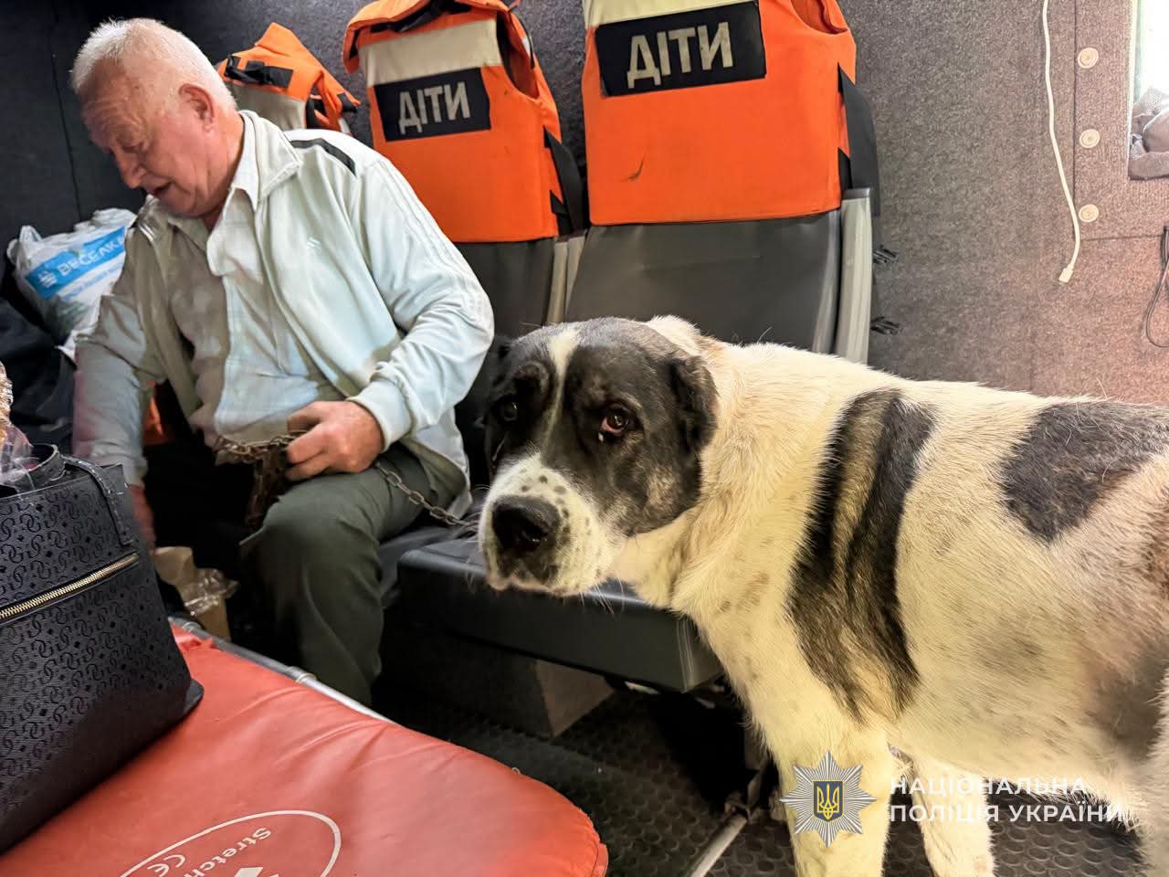 На Сумщині поліцейські «Білого янгола» евакуювали літнє подружжя, будинок якого знищили росіяни